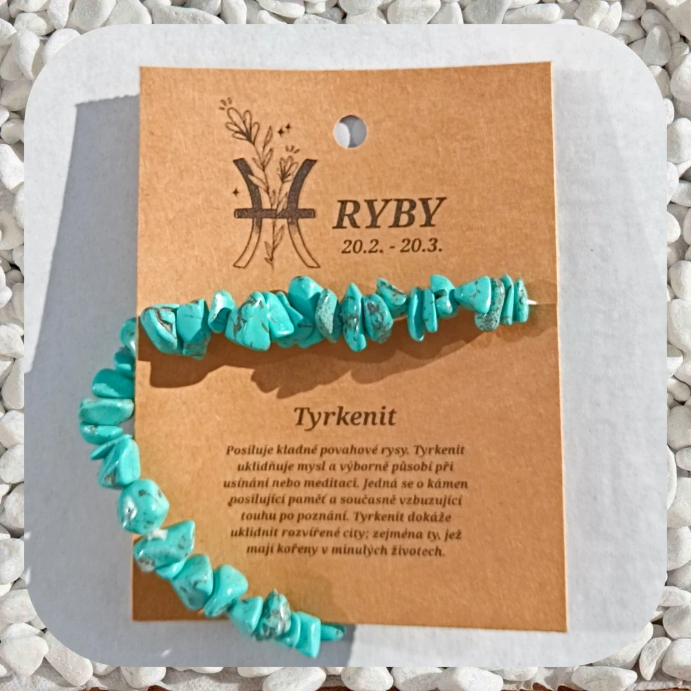 Minerální náramek Tyrkenit ve znamení RYBY