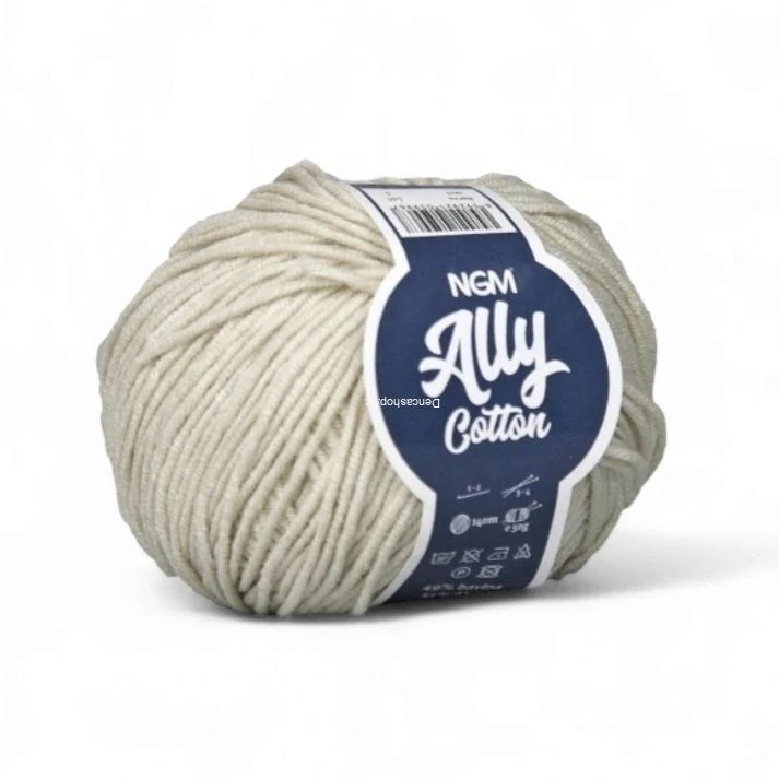 Ally cotton NGM 003 - šedo bílá