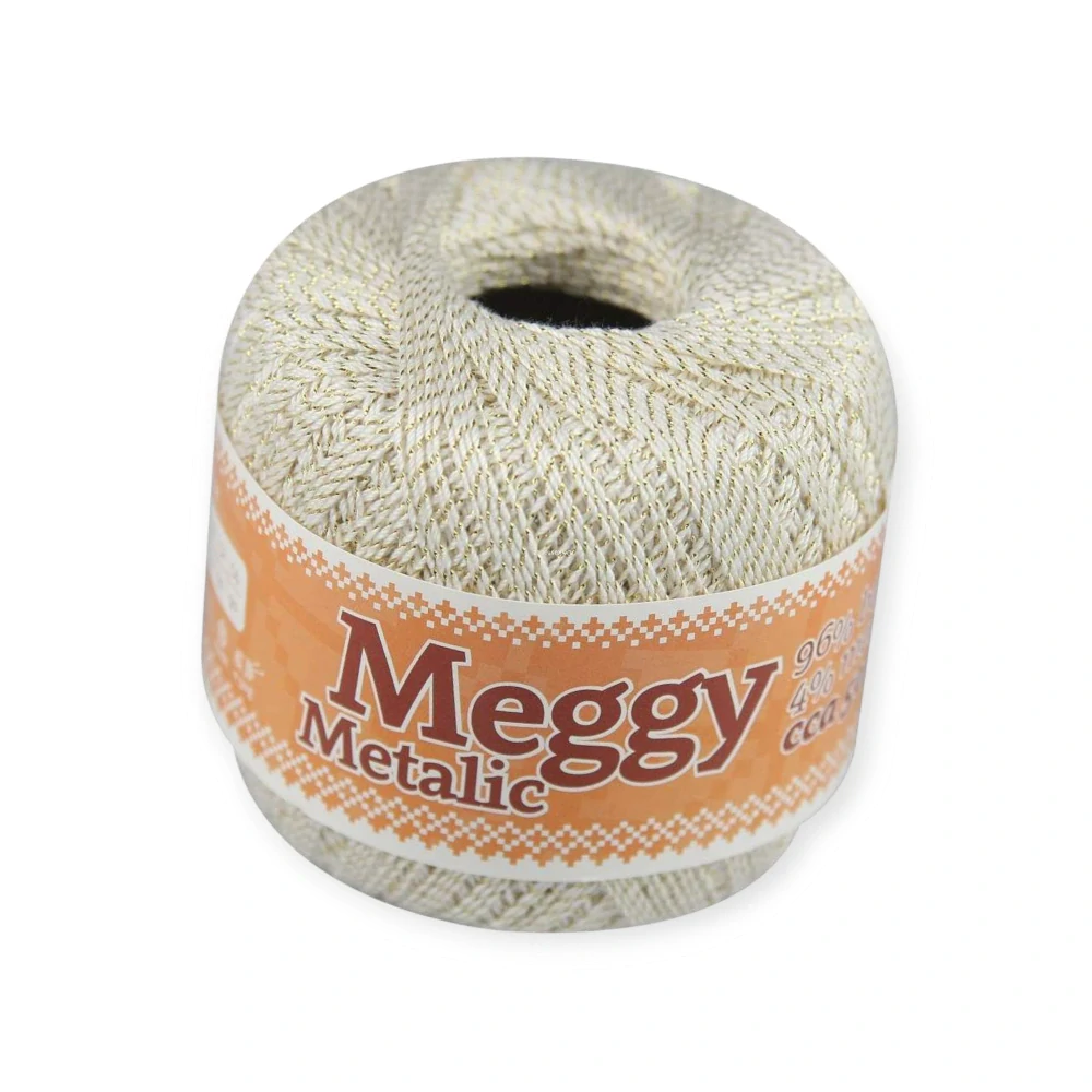 Meggy metalic NGM 9003 - bílá x zlatá