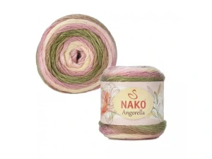 Nako Angorella 87536 - růžovozelená