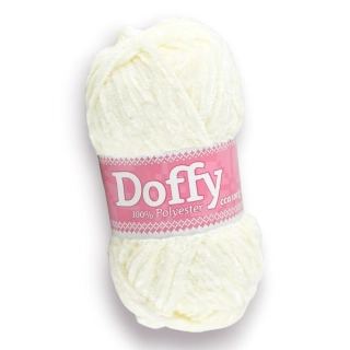 Doffy, žinylková příze smetanová 