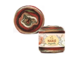 Nako Angorella 87533 - hnědozelená
